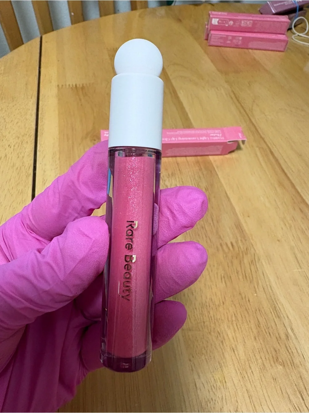 Rare BeautY Positive Light Luminizing Lip Gloss FLICKER, 0.11oz, BNIB, AUTHENTIC